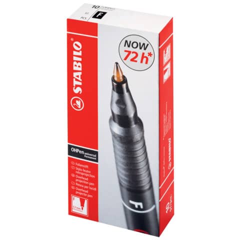 Penna Stabilo OHPen universal Fine (F) 0,7 mm rosso 842/40